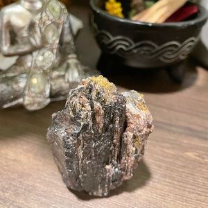 Black Tourmaline in Mica-Medium